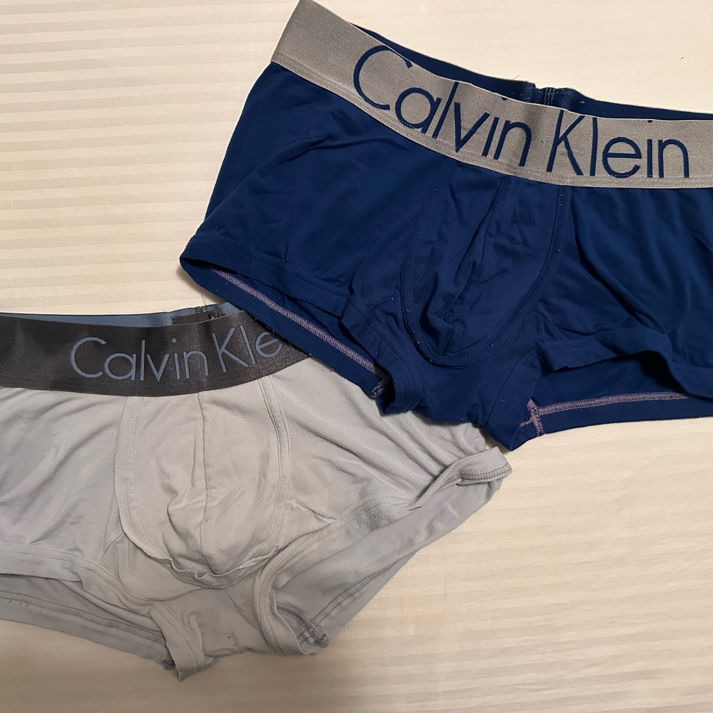 Blue and Baby Blue Calvin Klein Boxer Briefs